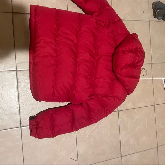 Vibrant Red Puffer Jacket - Picture 8 of 9